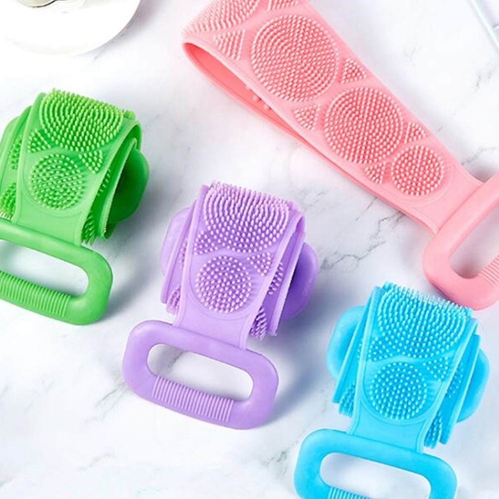 Brosse de bain en silicone unisexe