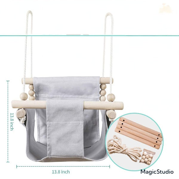 Chaise balançoire en toile pour bébé