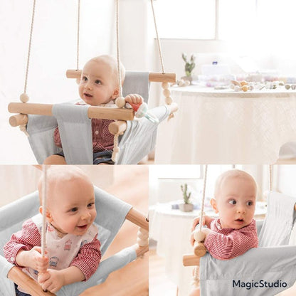 Chaise balançoire en toile pour bébé