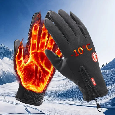 Gants imperméables et coupe-vent