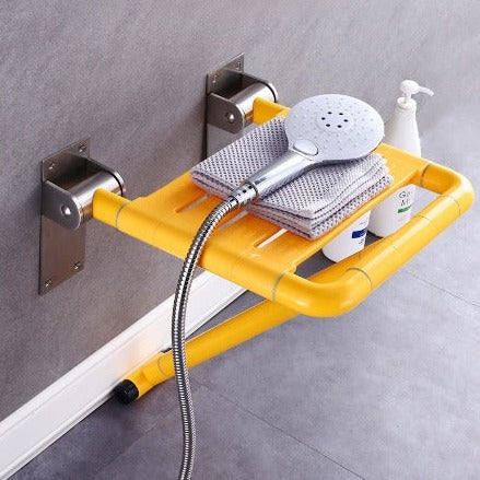 Siège de douche mural pliable polyvalent pour un confort ultime