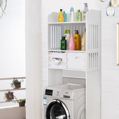 Rangement pratique pour toilettes, économiseur d'espace.