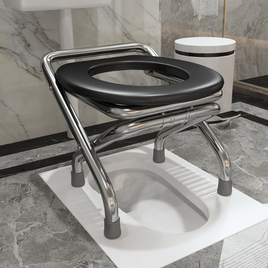 Chaise de Toilette Pliante et Portable