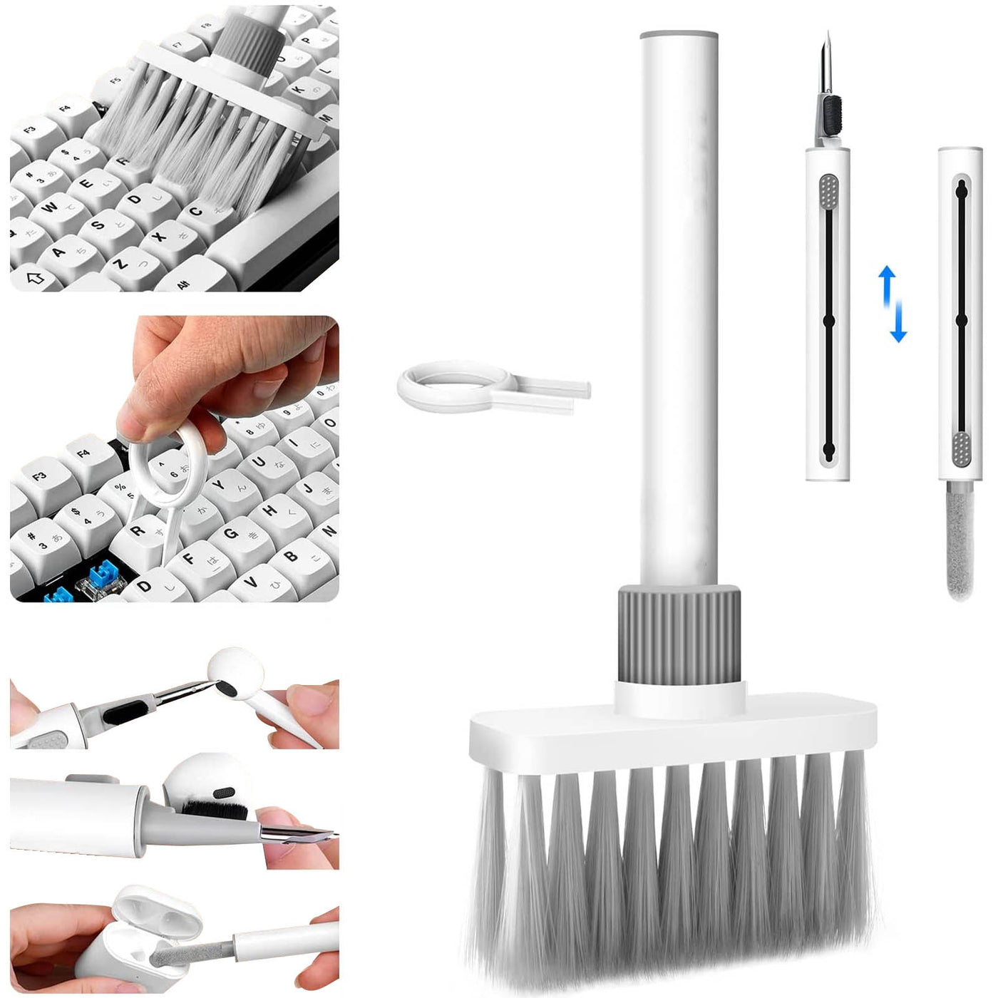 Brosse de nettoyage de clavier 5 en 1