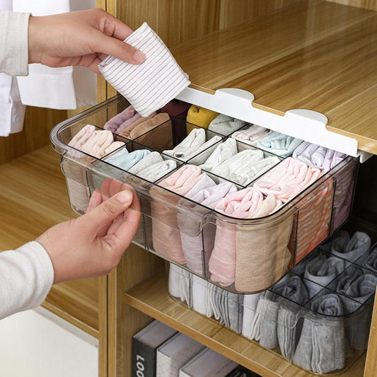 boîte de rangement pour sous-vêtements coulissants