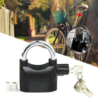 Serrure d'Alarme Robuste : Sécurité Avancée pour Portes, Motos et Abris de Vélo