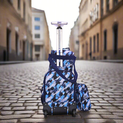 Ensemble sac à dos à roulettes 3 pièces