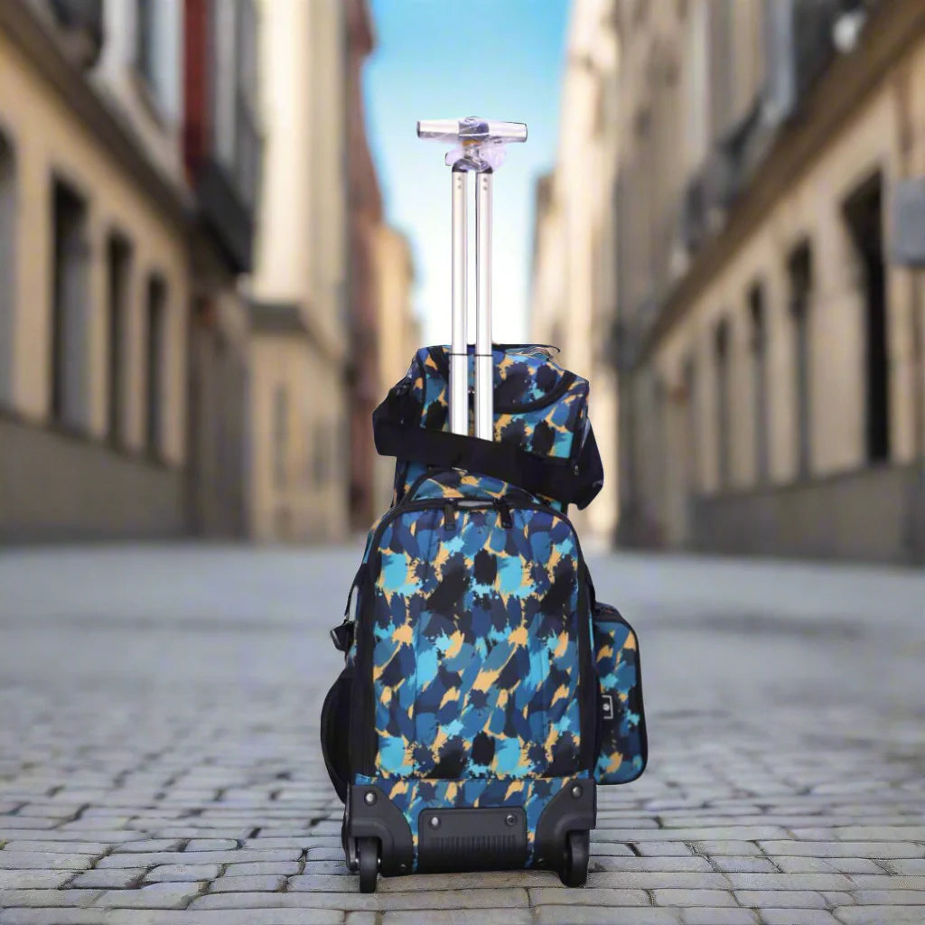 Ensemble sac à dos à roulettes 3 pièces