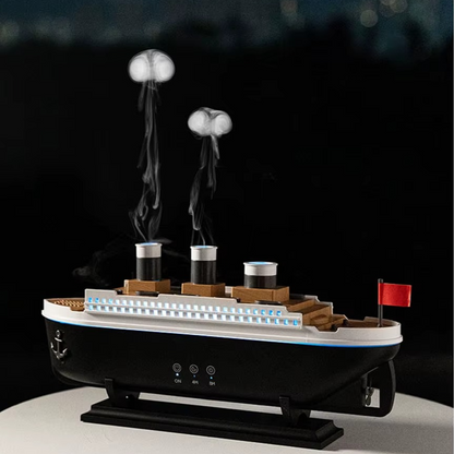 Humidificateur Vapeur Rétro 2-en-1 – Silencieux & Design