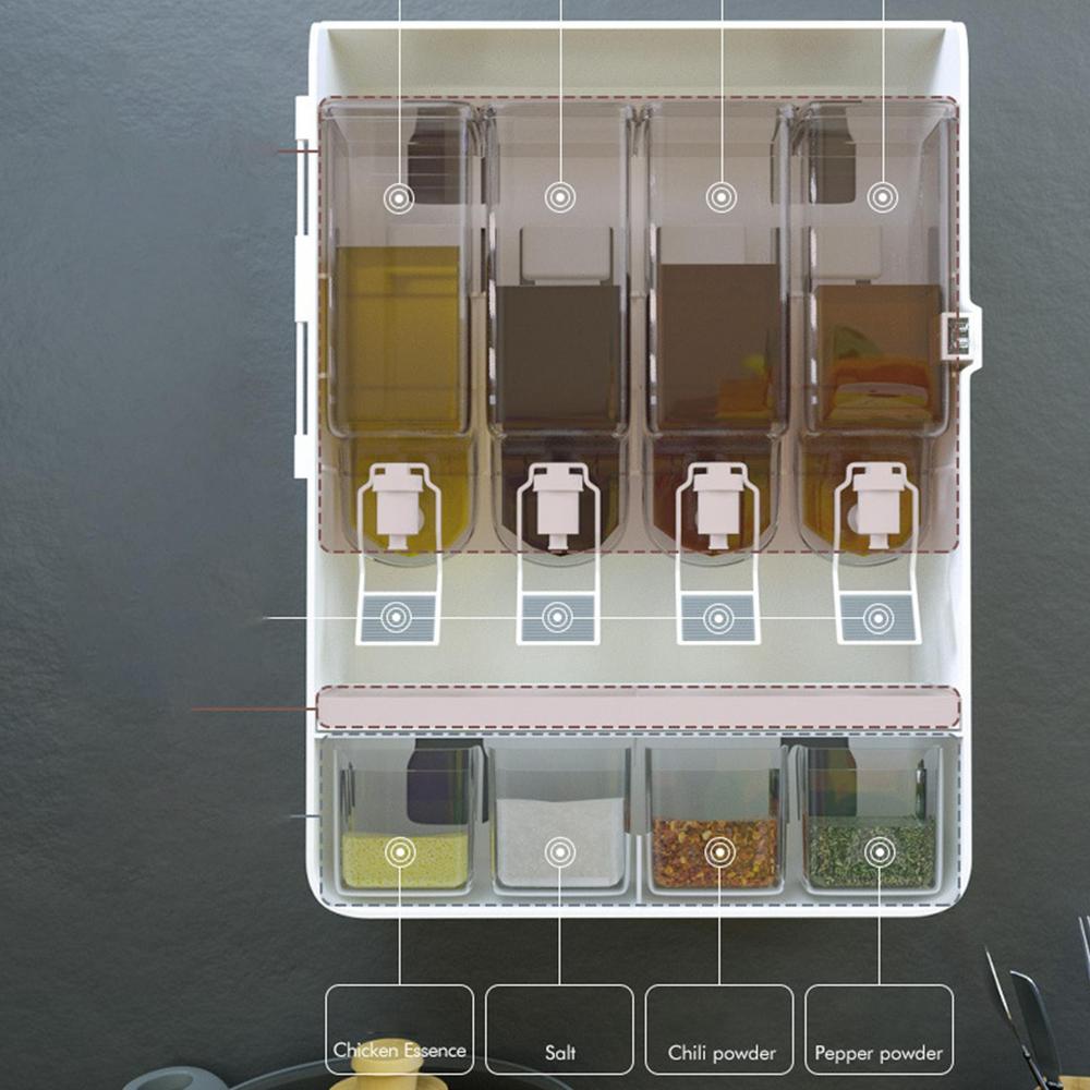 boîte de rangement multifonctionnelle pour condiments