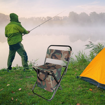 Chaise de camping pliable avec sac de rangement