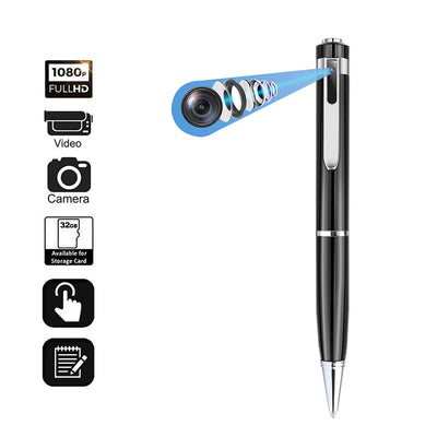 Stylo Caméra et Microphone HD 1080P