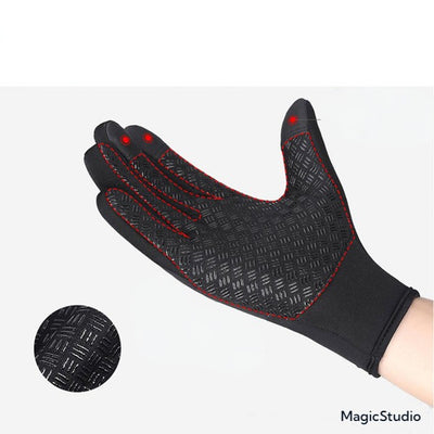 Gants imperméables et coupe-vent