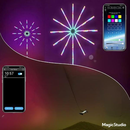 Bande lumineuse LED intelligente pour feux d'artifice