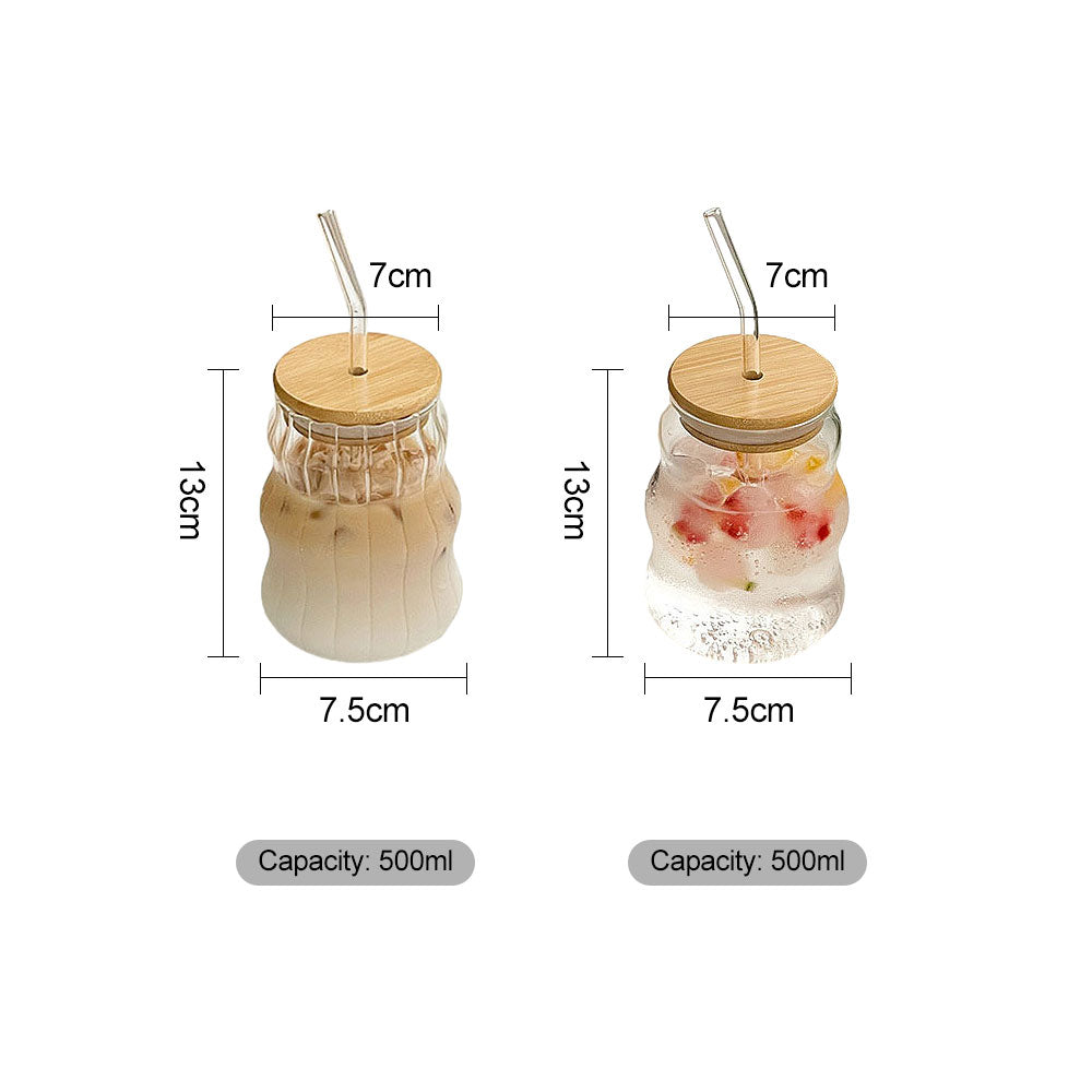 Gobelet créatif en forme de vague de 500 ml