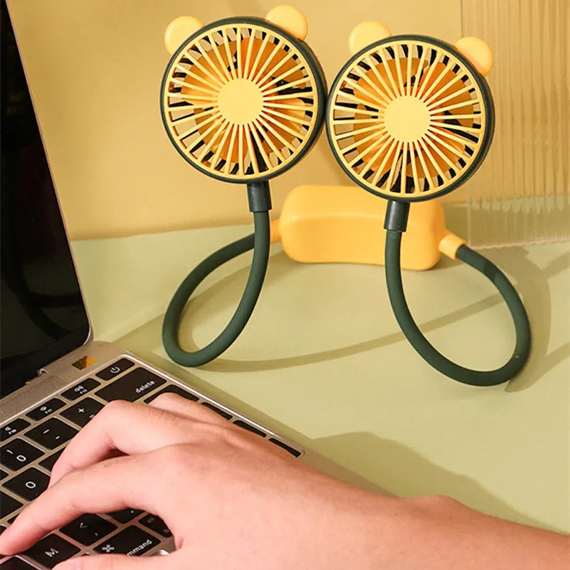 Mini ventilateur de cou pliable