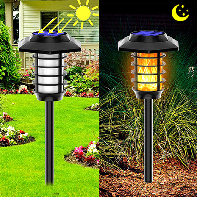 LED flamme solaire lumière jardin pelouse lumière