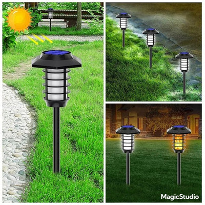 LED flamme solaire lumière jardin pelouse lumière