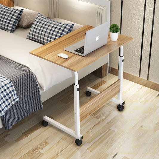 Bureau portable pliable extra large sur roulettes.