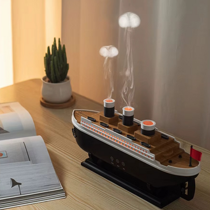 Humidificateur Vapeur Rétro 2-en-1 – Silencieux & Design