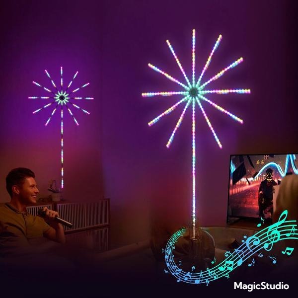 Bande lumineuse LED intelligente pour feux d'artifice