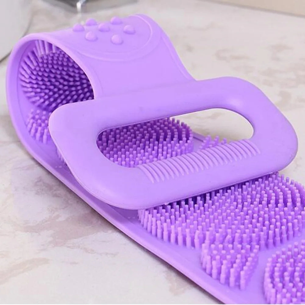 Brosse de bain en silicone unisexe