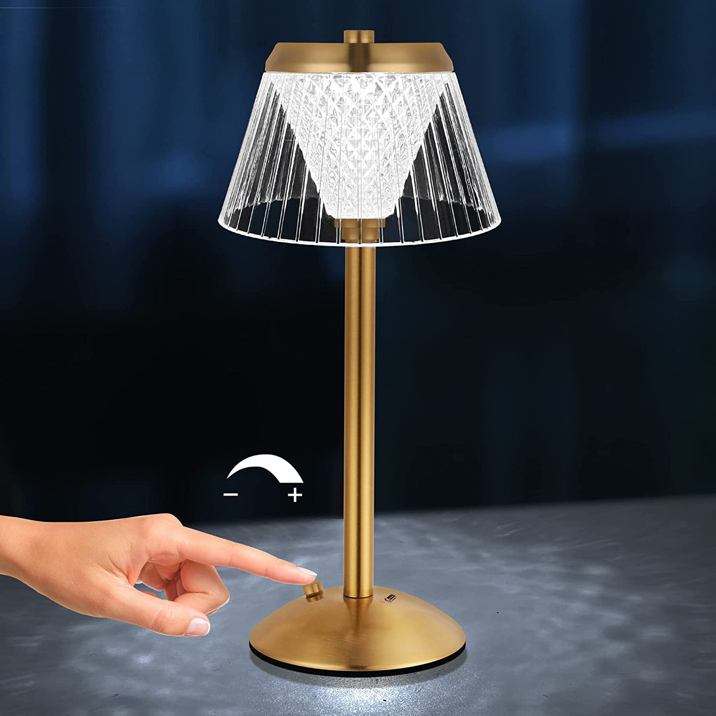 Lampe de Table LED en Clip Créatif à Intensité Tactile