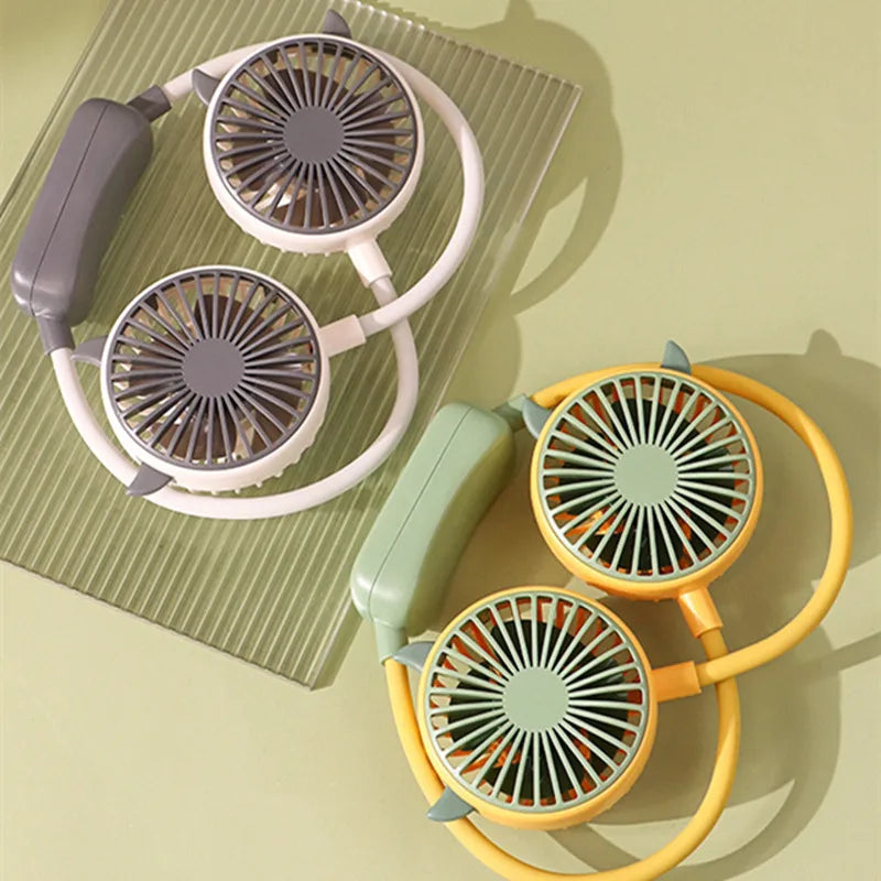 Mini ventilateur de cou pliable