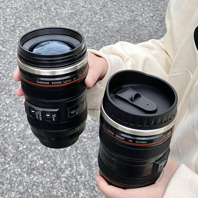 Tasse de Café en Forme d'Objectif d'Appareil Photo