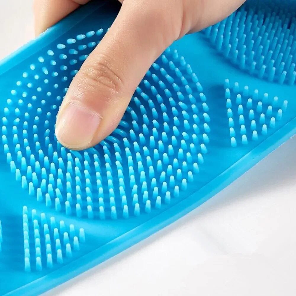 Brosse de bain en silicone unisexe