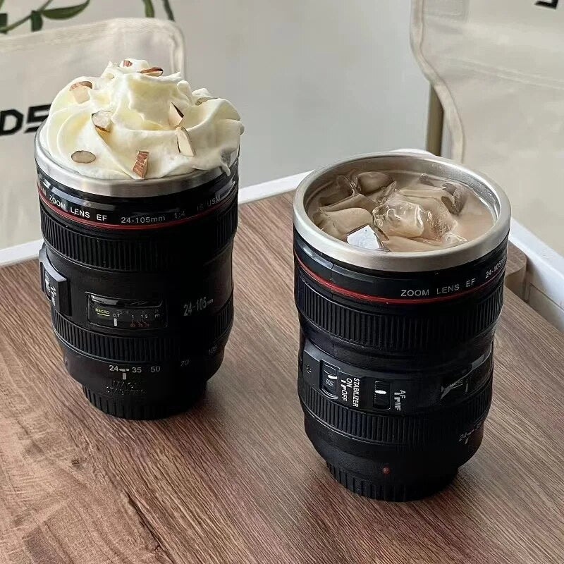 Tasse de Café en Forme d'Objectif d'Appareil Photo