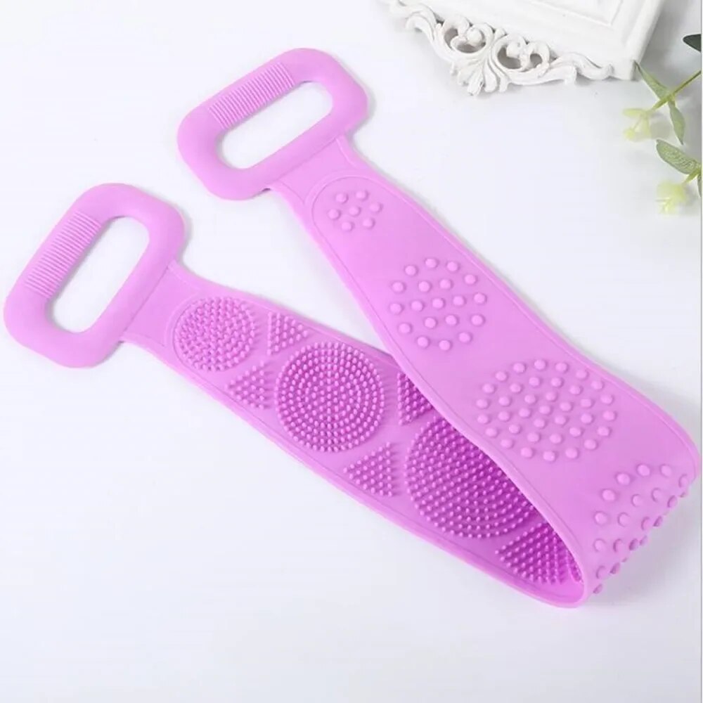 Brosse de bain en silicone unisexe