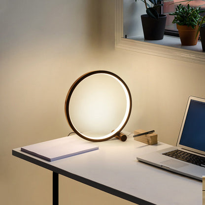 Lampe de table LED ronde, design moderne et lumière douce pour chaque espace