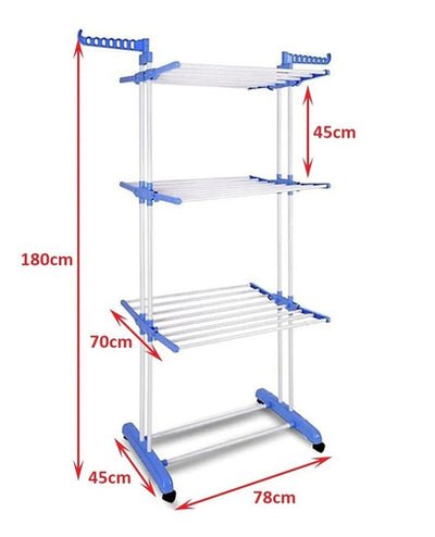 Rack de Séchage 3 Étages Pliable