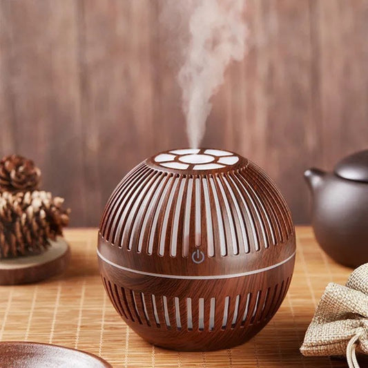 Humidificateur à ultrasons à brume fraîche en bois pour l'humidité de la pièce