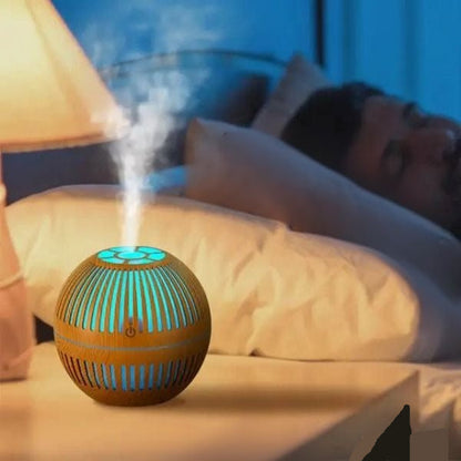 Humidificateur à ultrasons à brume fraîche en bois pour l'humidité de la pièce