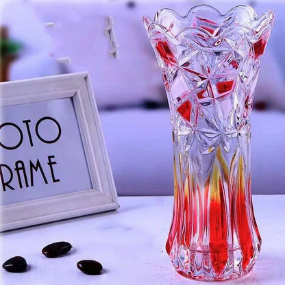Vase en verre transparent durable