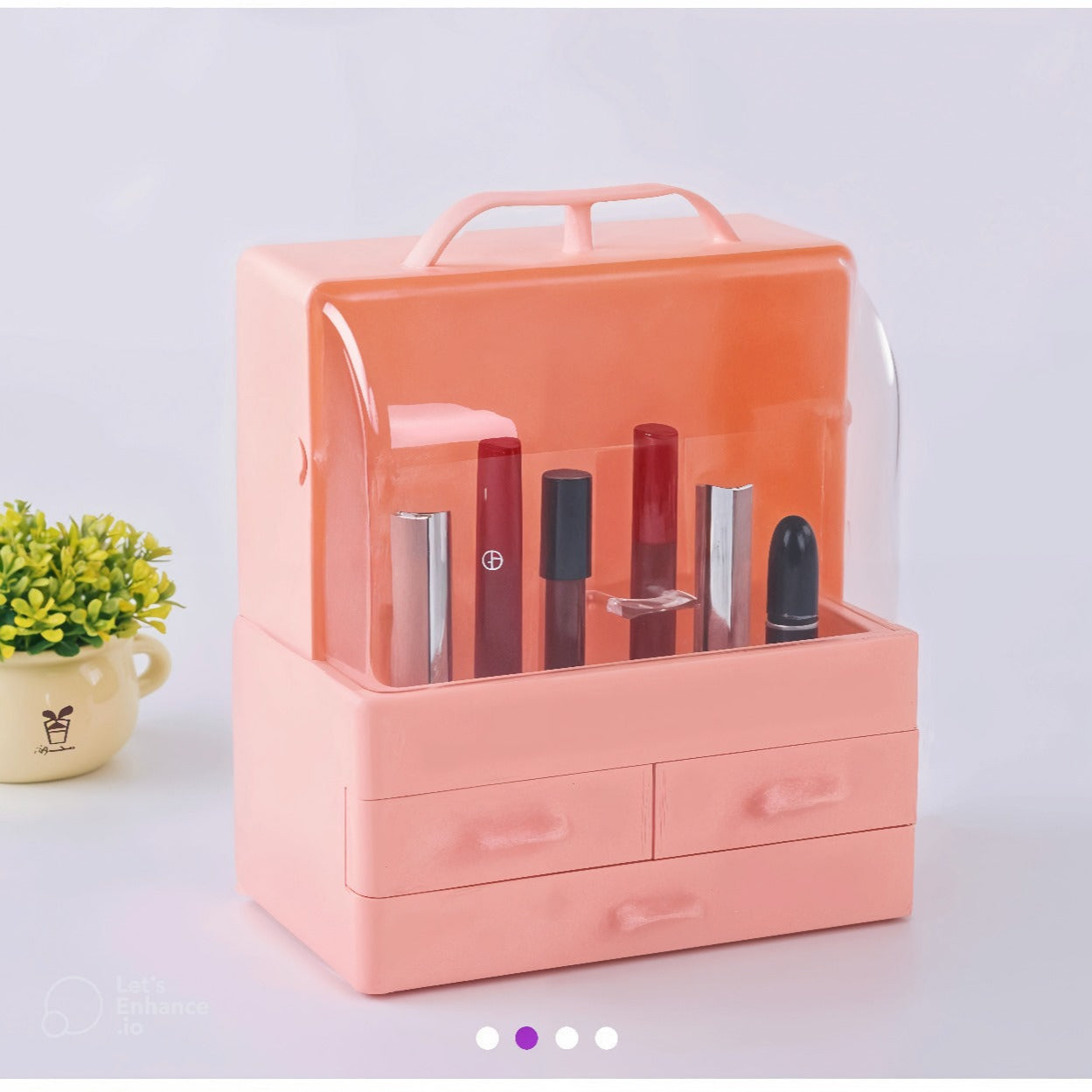 Organisateur de maquillage à 3 niveaux