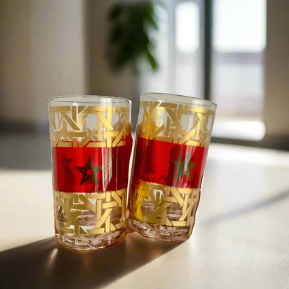 Coffret de 12 Verres à Thé Marocains