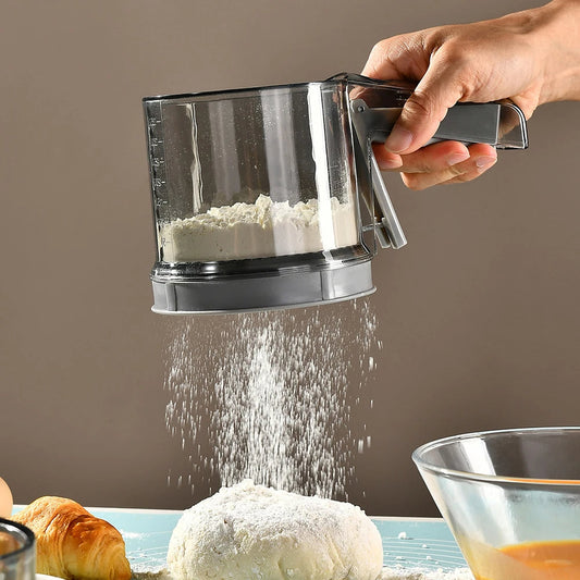 Tamis à Main pour Pâtisserie , Utilisation à Une Main, Grande Capacité et Polyvalent
