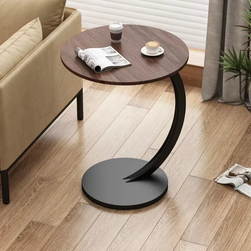 Table Basse Ronde de Luxe – Mini Table Mobile et Élégante