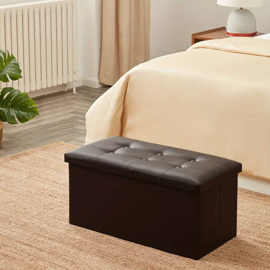 Repose-pieds Pliant de 80L avec Rangement