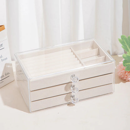 Organisateur de Bijoux en Acrylique pour Boucles d'Oreilles, Colliers et Accessoires