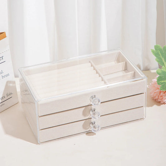 Organisateur de Bijoux en Acrylique pour Boucles d'Oreilles, Colliers et Accessoires