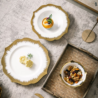 Service de Table 24 Pièces en Porcelaine