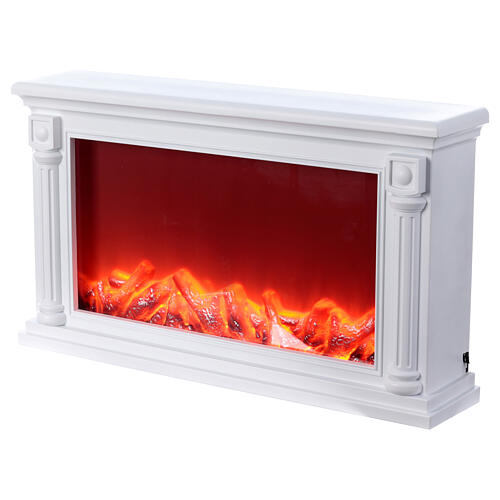 Cheminée LED Style Grec Classique
