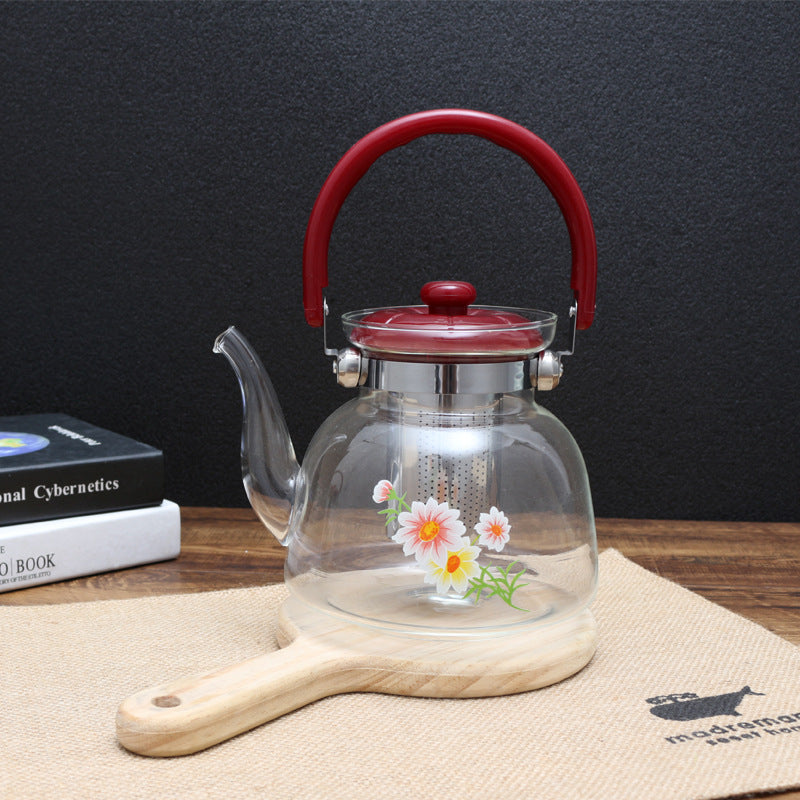 Infuseur à Thé en Verre avec Filtre à Mailles