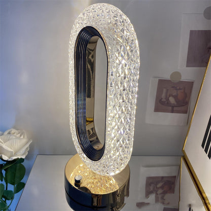 Lampe de table en cristal