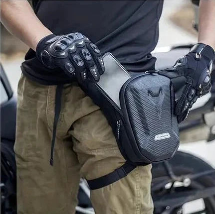 Sac de jambe de moto imperméable et durable