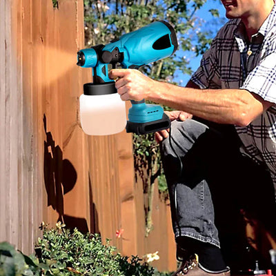 Cordless Paint Sprayer with 3 Brass Nozzles for Home Painting.